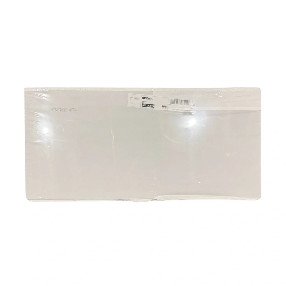 IKEA DRONA White Storage Box 13” Cube for Kallax Unit NWT New